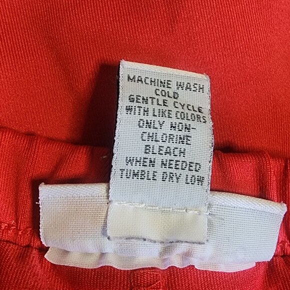 Style & Co Sport Skort Womens Size L Large Red Black Trim Pull On Y2K Activewear - Picture 4 of 5